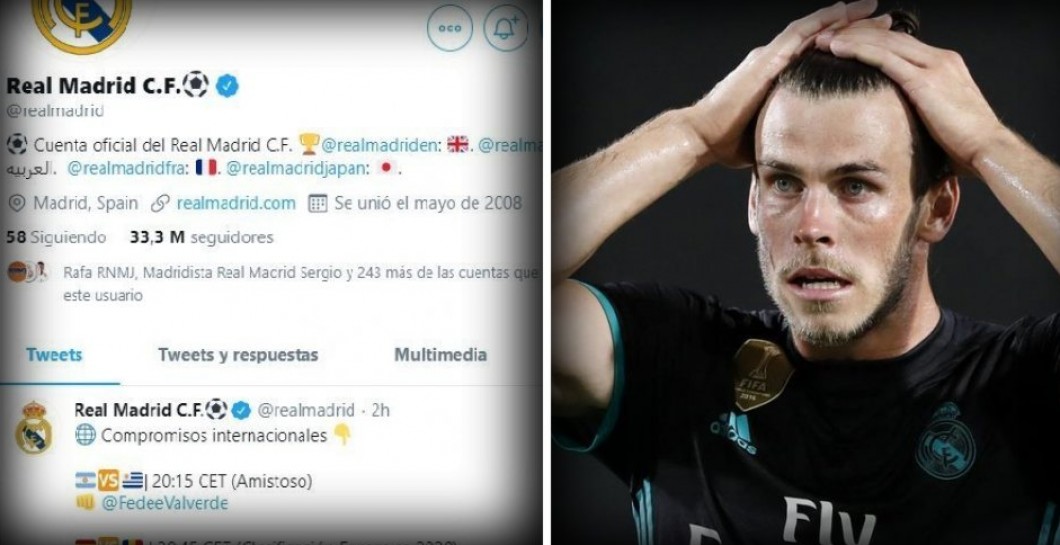 Real Madrid Twitter y Bale