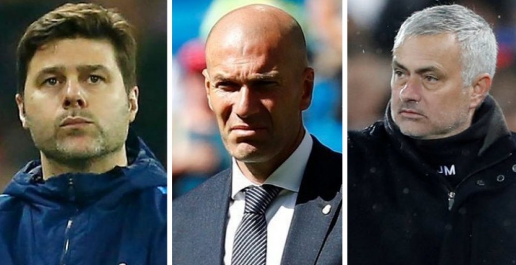 Pochettino, Zidane y Mourinho