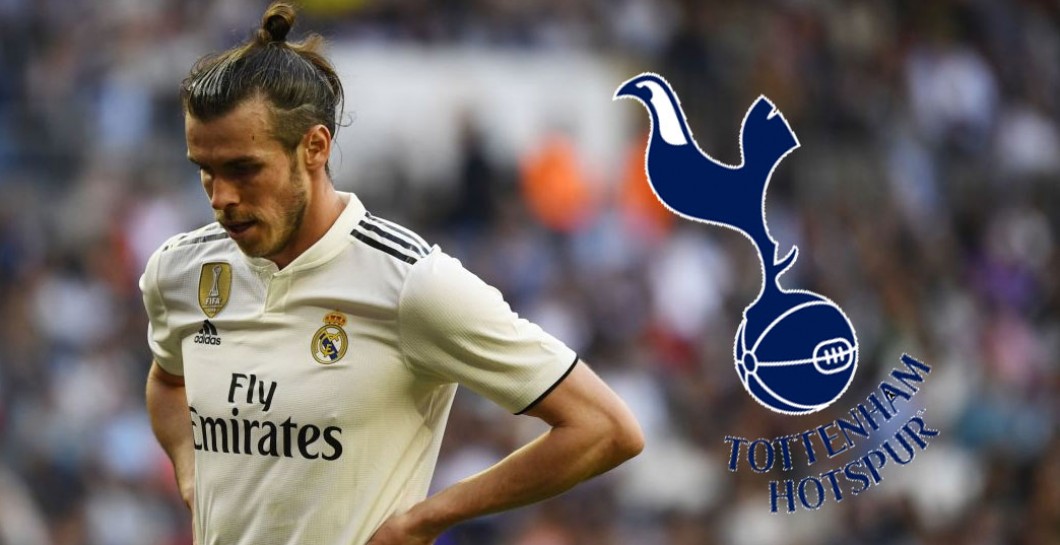 Bale y escudo del Tottenham
