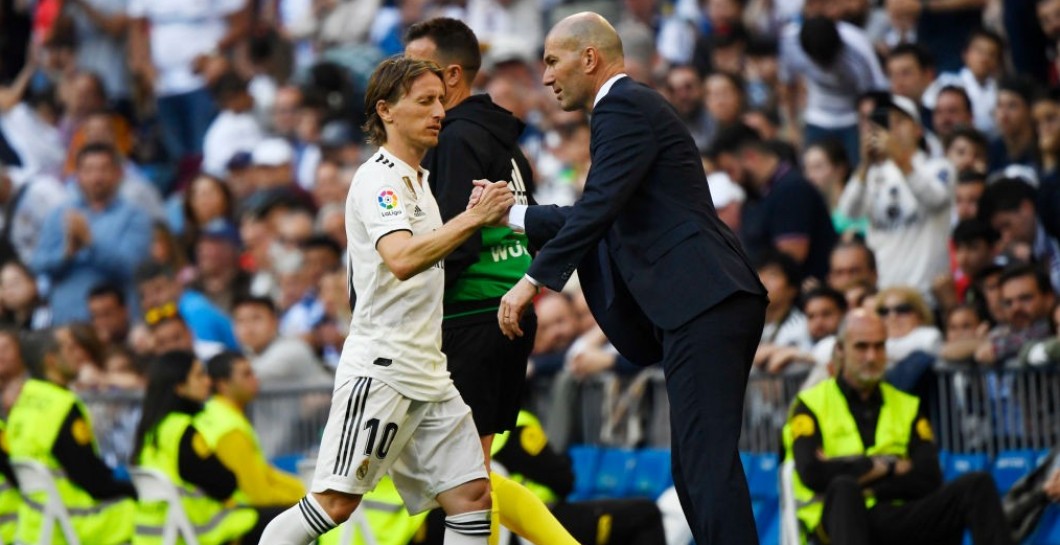 Zidane y Modric