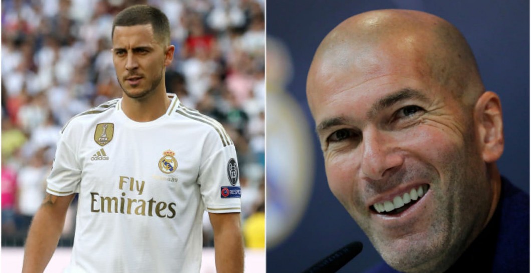 Hazard y Zidane 