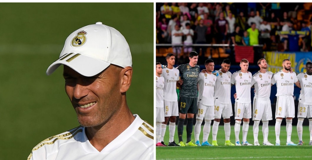 Zidane y la plantilla