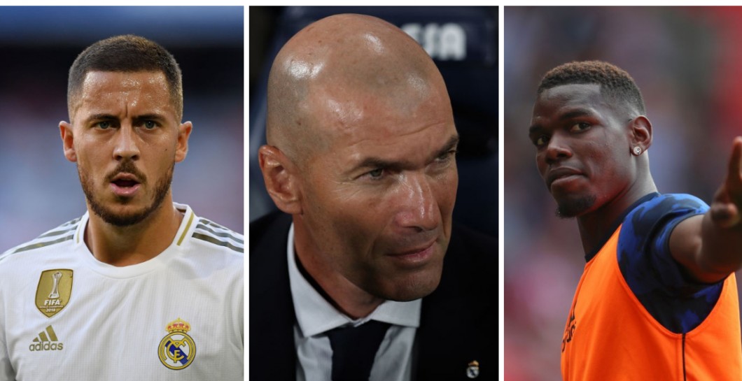 Hazard, Zidane y Pogba