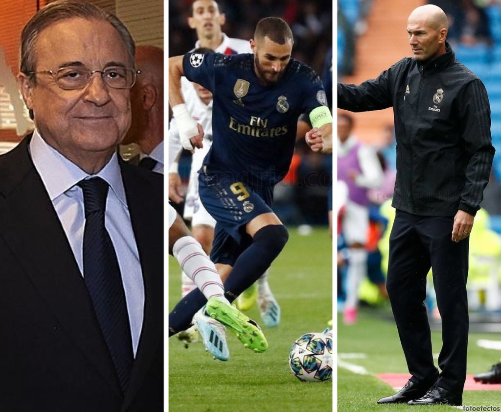 Florentino, Benzema y Zidane