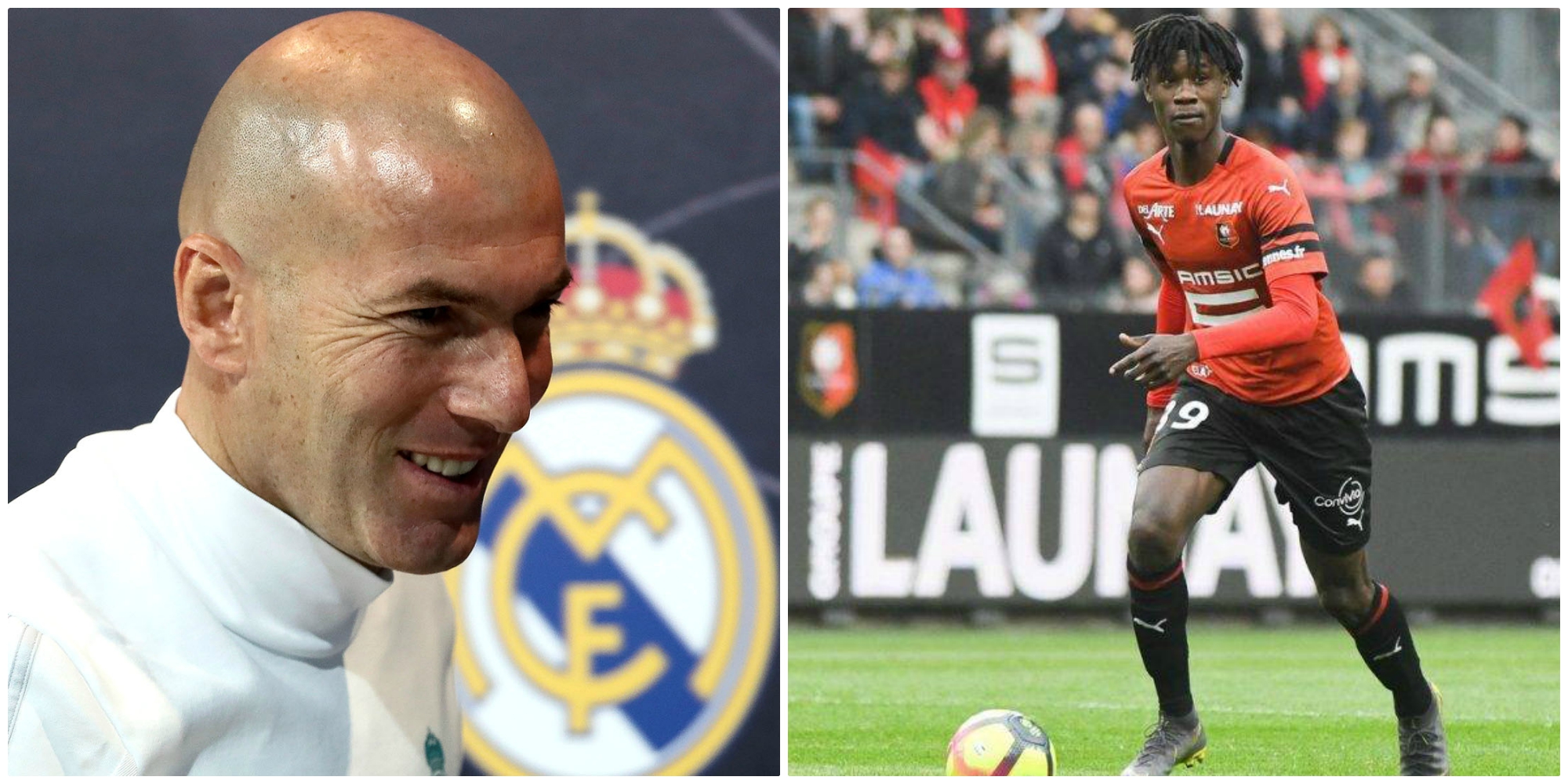 Zidane y Camavinga 