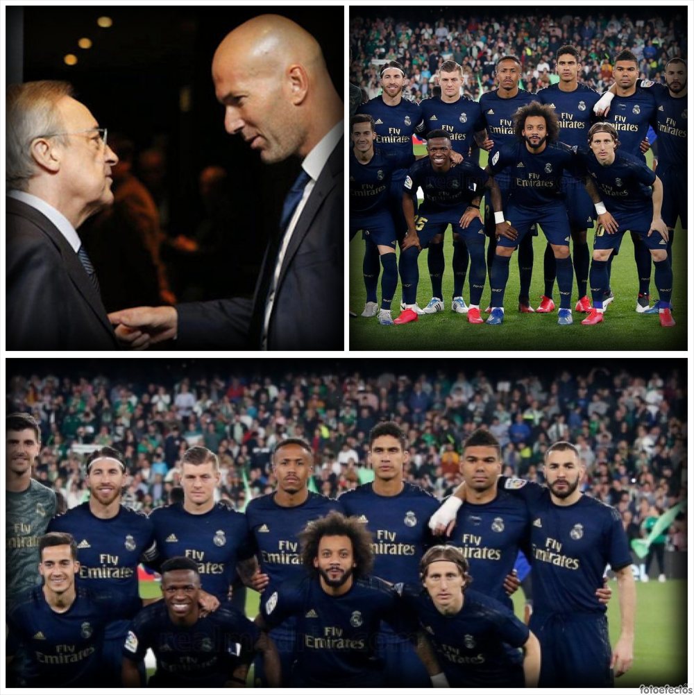 Florentino, Zidane y jugadores