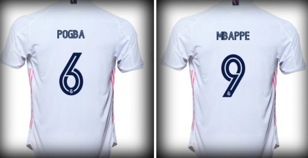 Pogba y Mbappé nuevas camisetas