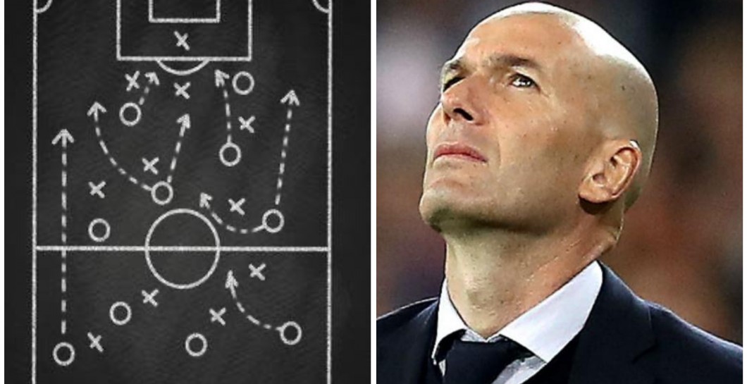Zidane y pizarra técnica