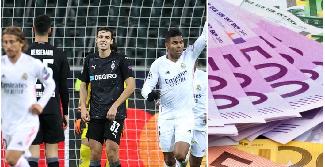 Gladbach vs Madrid y dinero