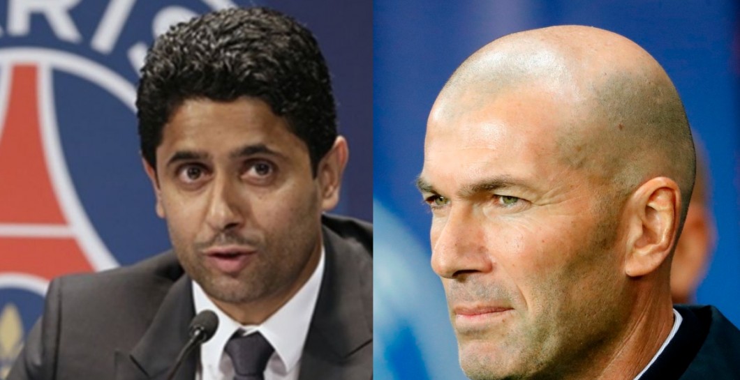 Jeque del PSG y Zidane 