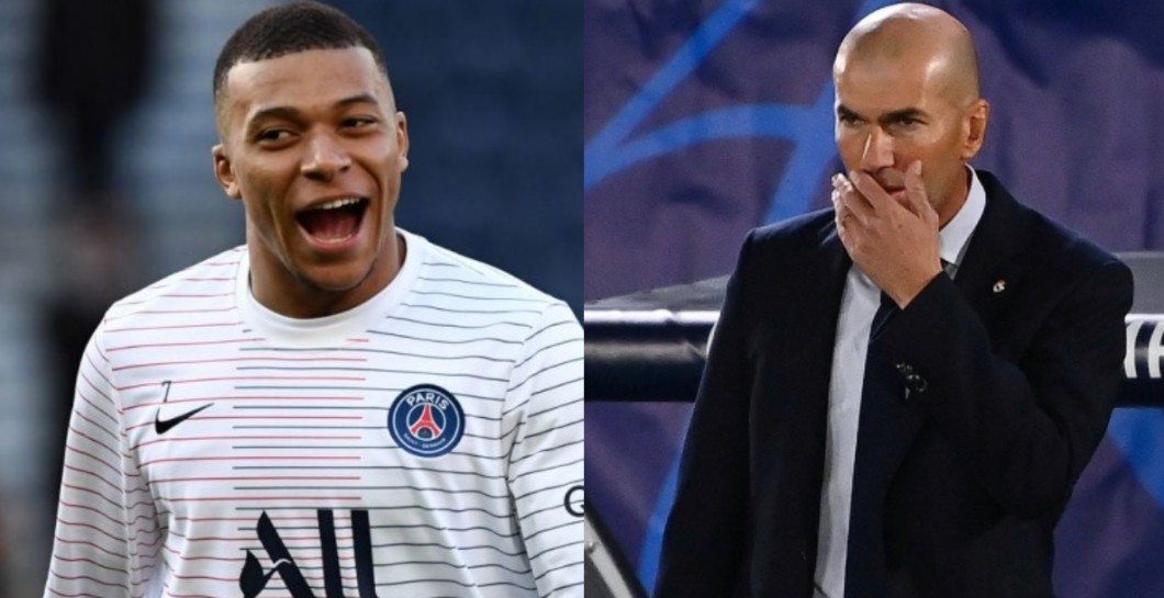 Mbappé y Zidane 
