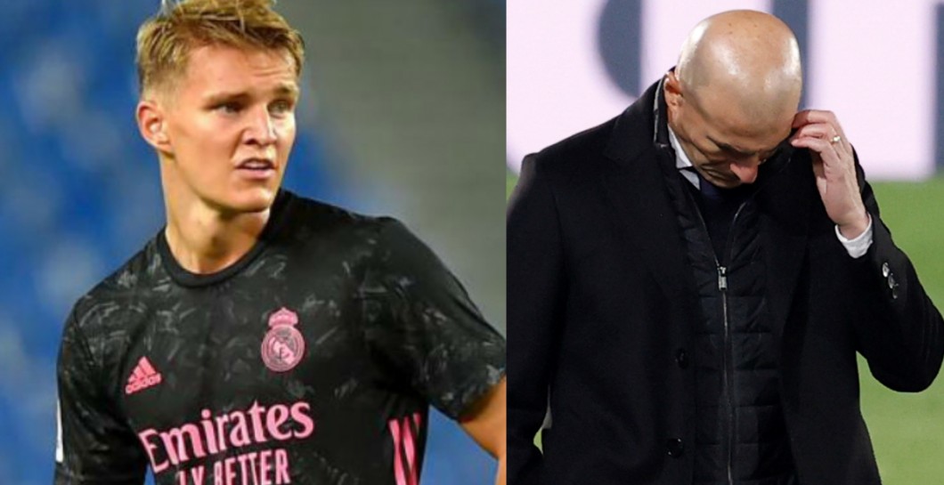 Odegaard y Zidane 