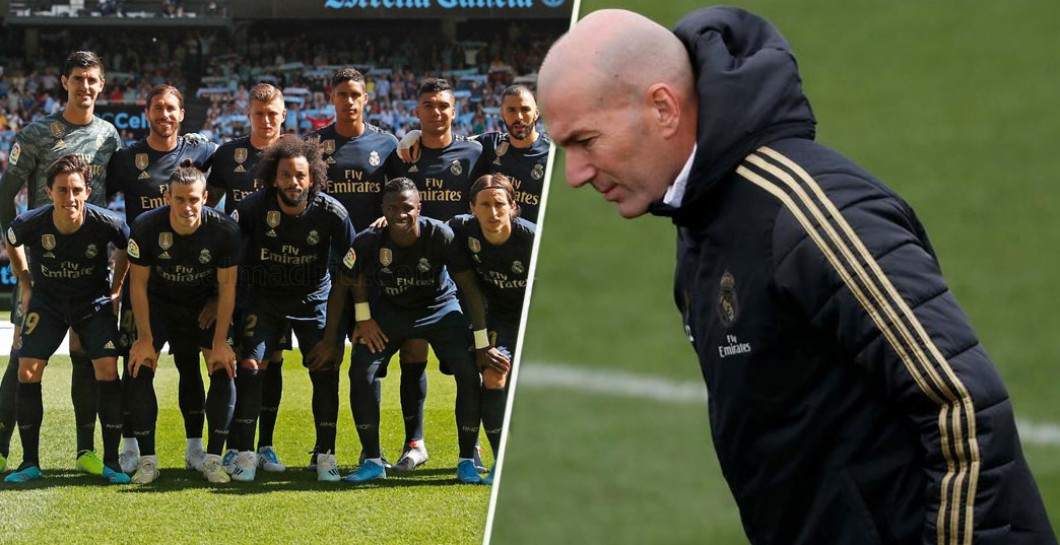 Zidane y once de Balaídos