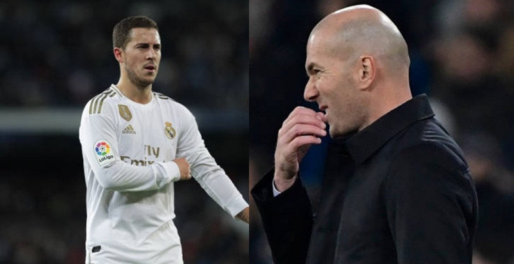Hazard y Zidane