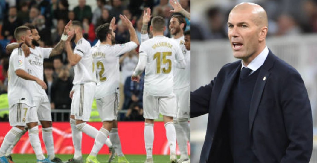 Jugadores y Zidane