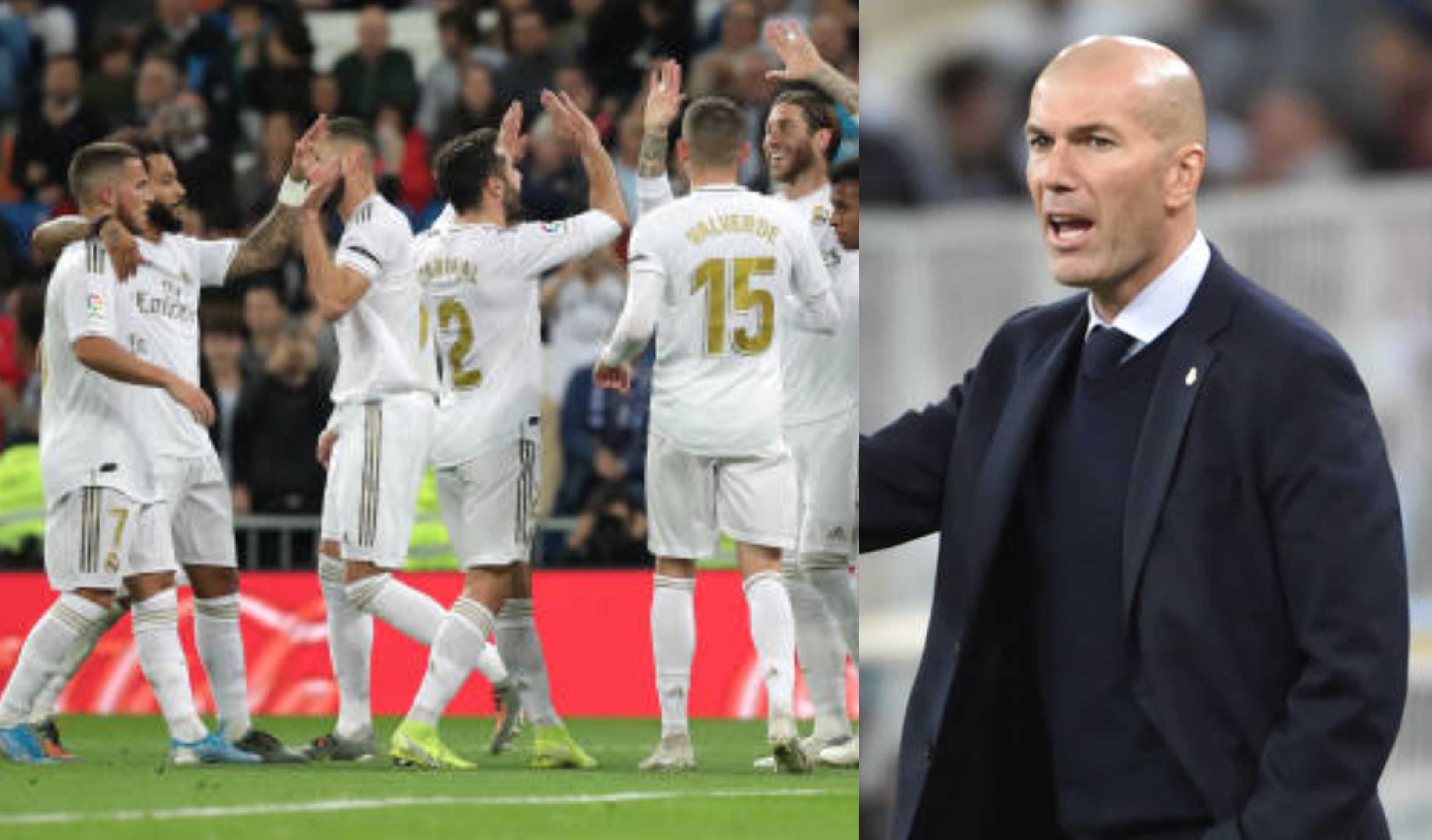 Jugadores y Zidane