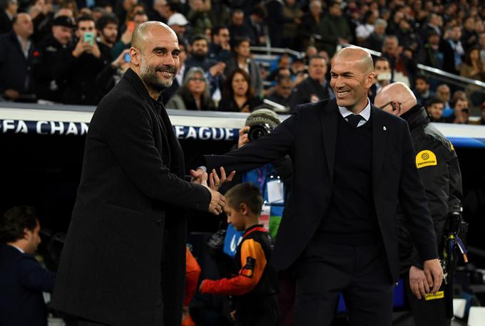 Guardiola y Zidane  