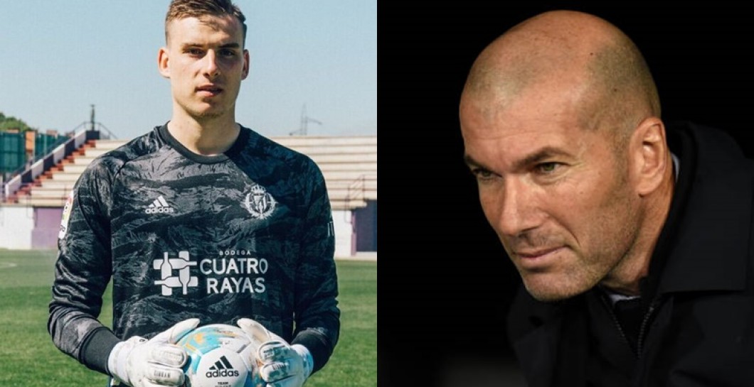 Lunin y Zidane
