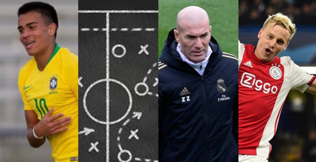Reinier, Zidane y Van de Beek