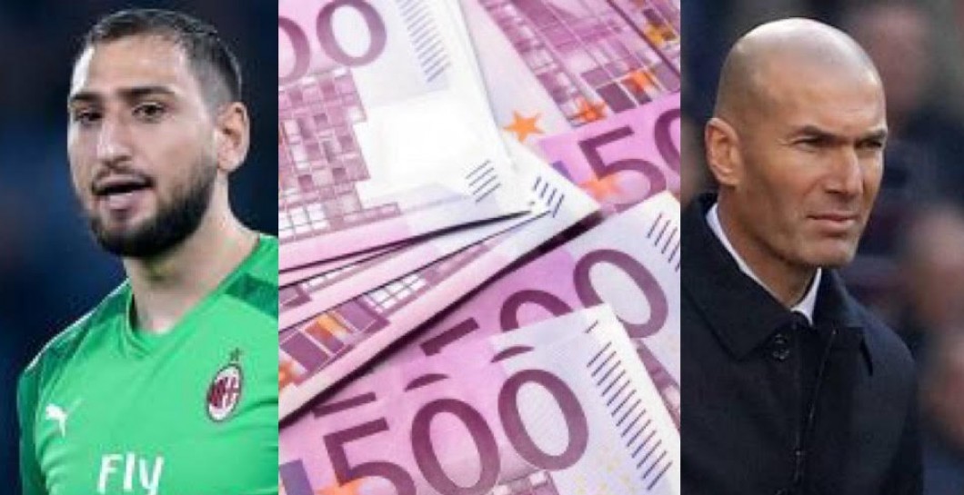 Donnarumma, dinero y Zidane