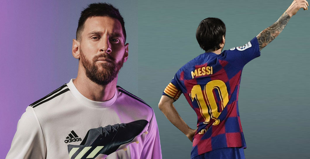 Messi con Adidas