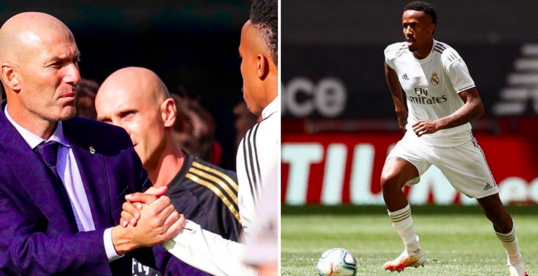 Zidane y Militao 