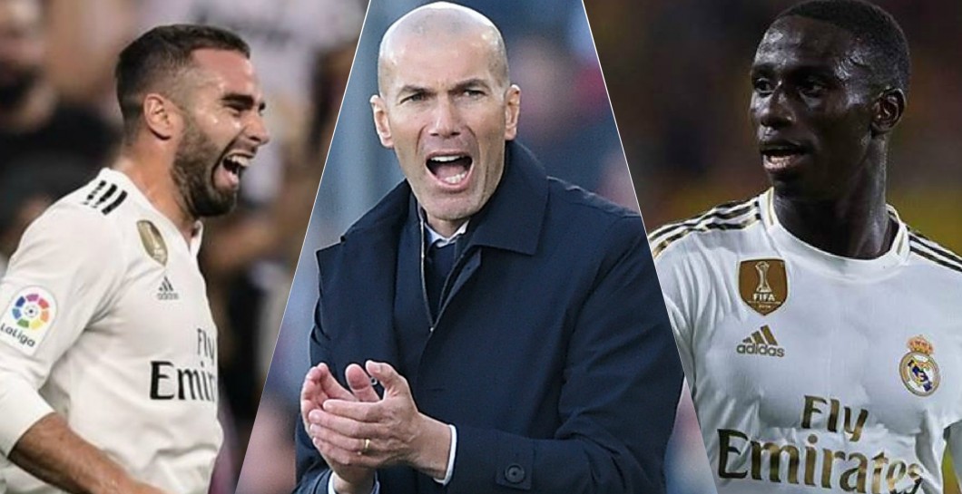 Carvajal, Zidane y Mendy