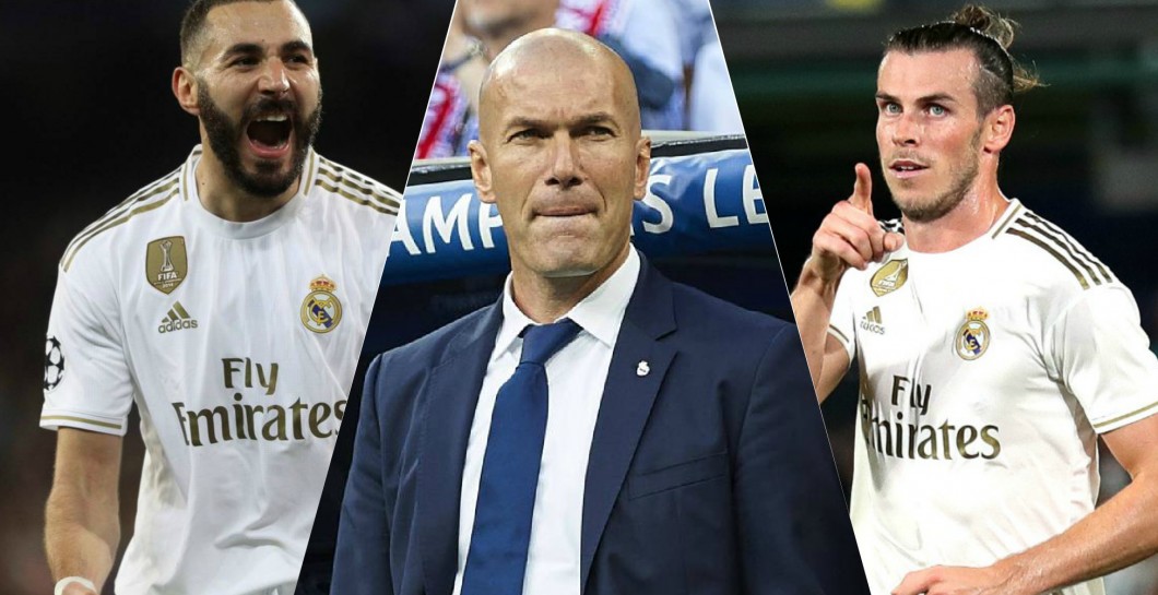Benzema, Zidane y Bale