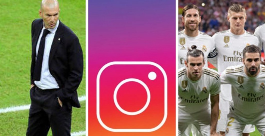 Zidane, jugadores, Instagram