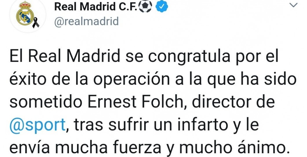 Tweet Real Madrid