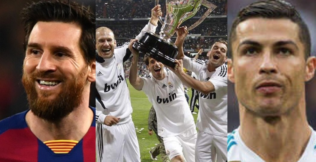 Messi, jugadores del Madrid y Cristiano