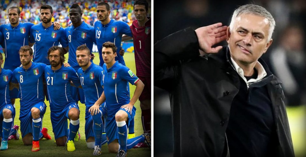 La Selección de Italia y José Mourinho