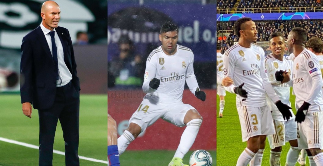 Zidane, Casemiro y Plantilla