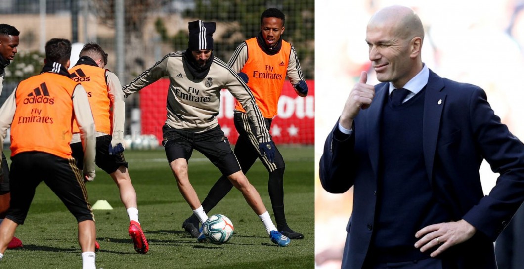 Entrenamiento y Zidane