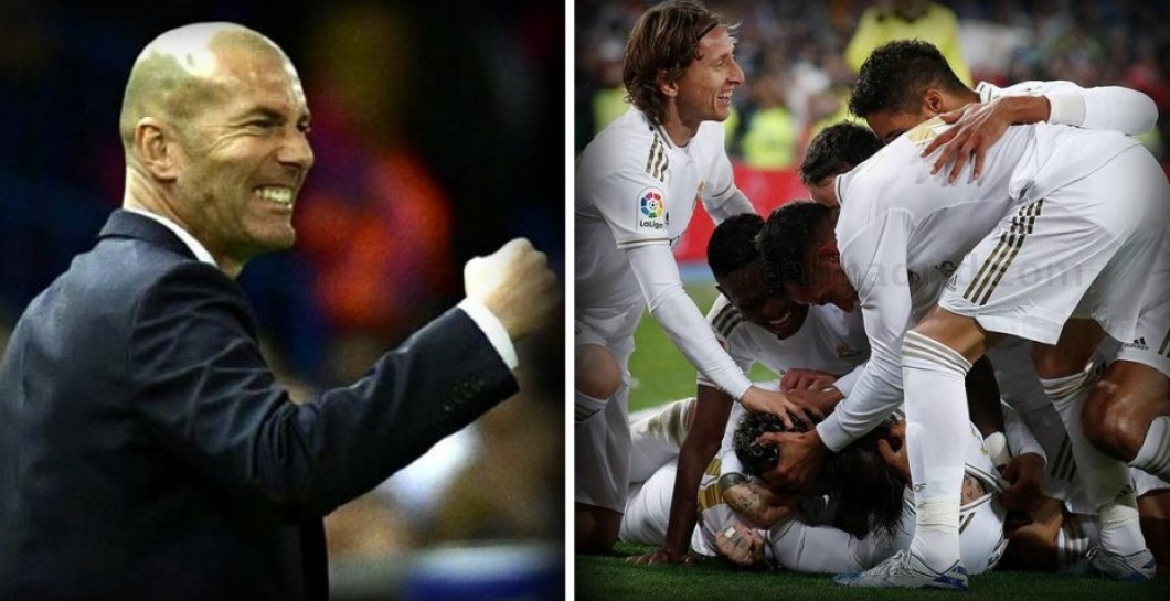 Zidane, Real Madrid, Celebración