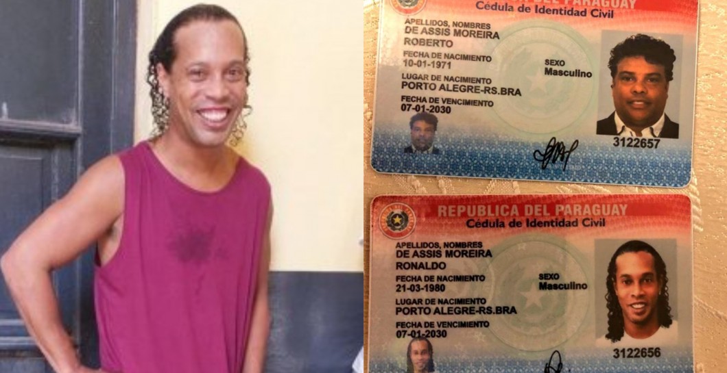 Ronaldinho y pasaportes