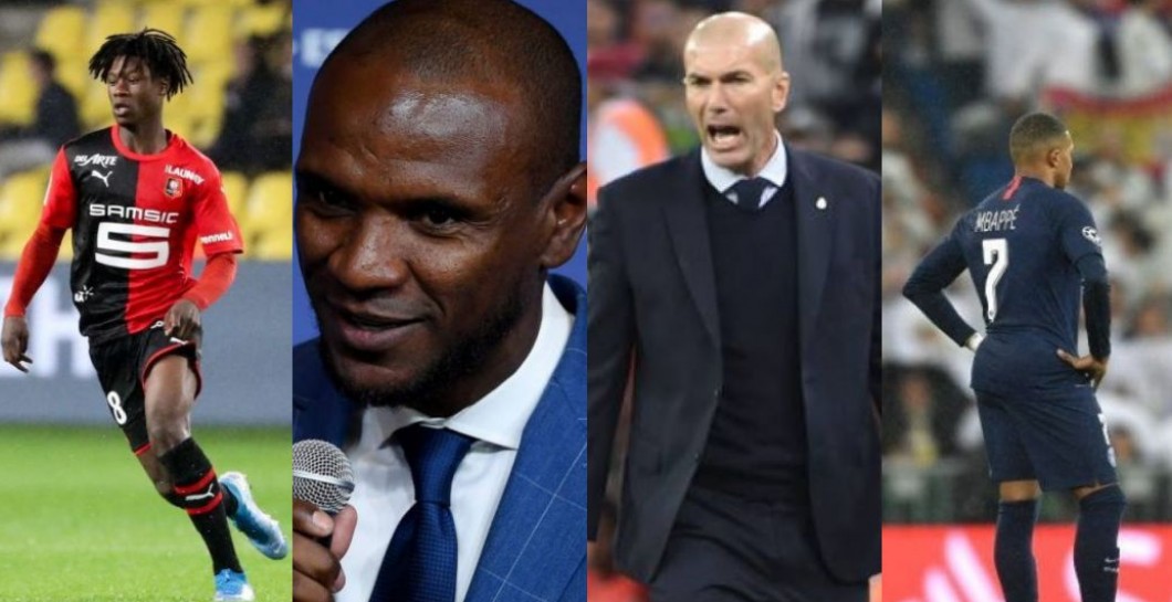 Camavinga, Abidal, Zidane y Mbappé