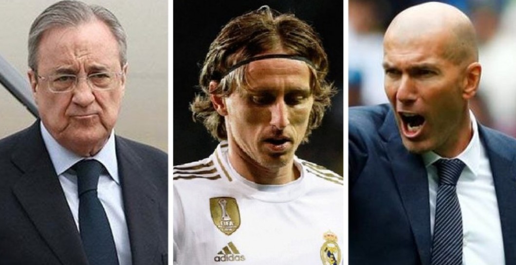 Florentino, Modric y Zidane