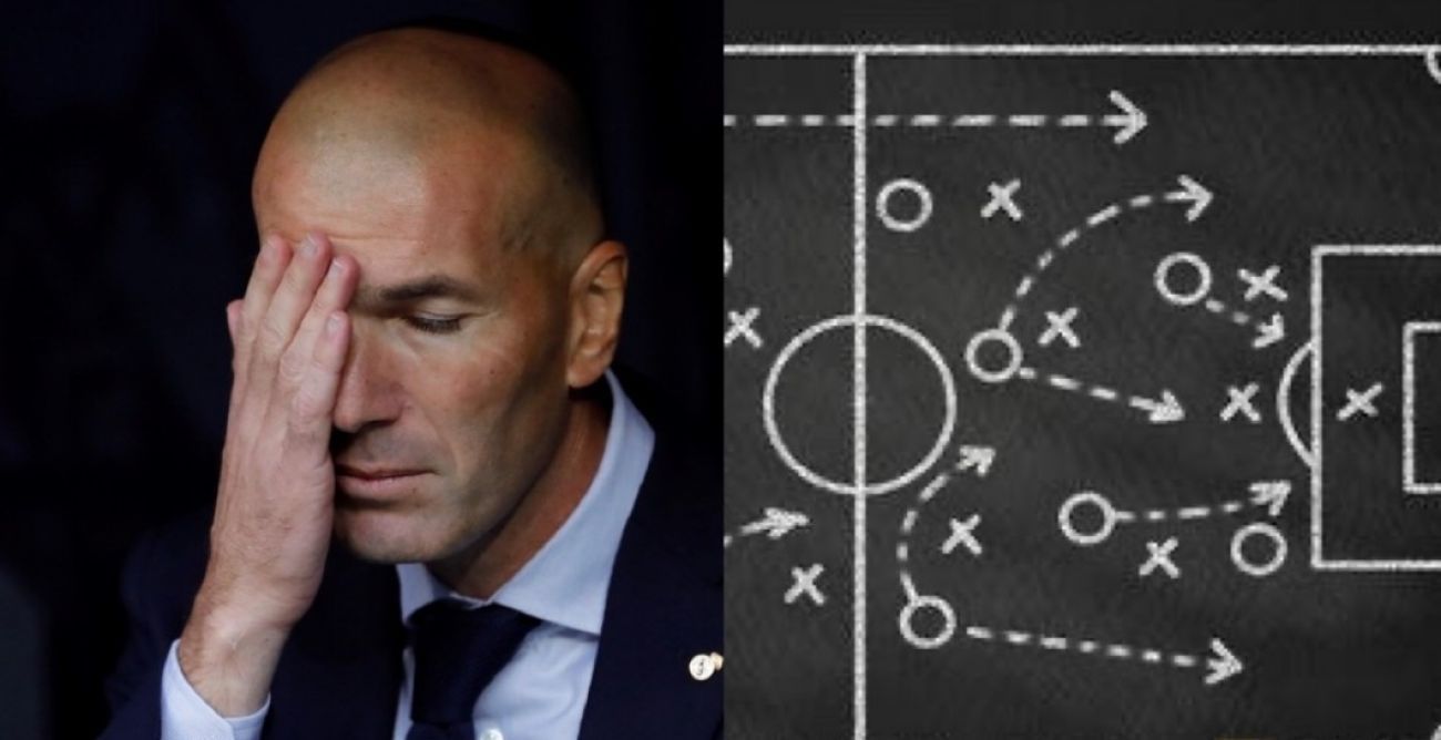 Zidane y pizarra 
