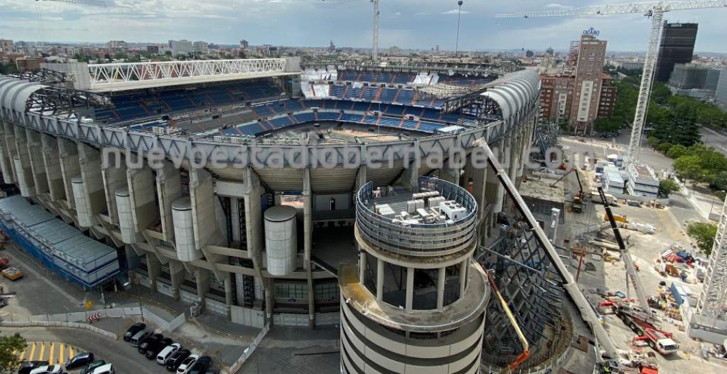 Obras en el Bernabéu