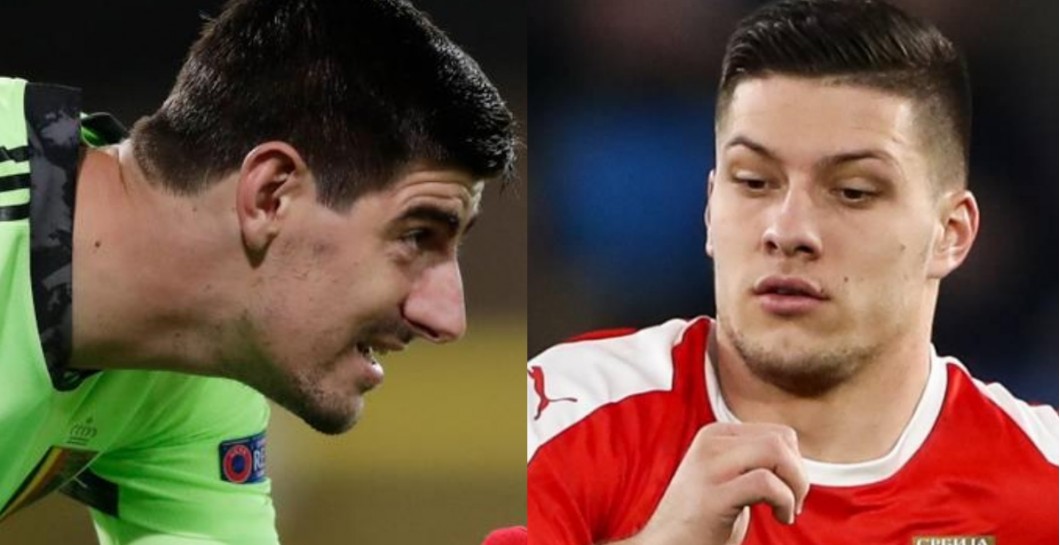 Courtois y Jovic  
