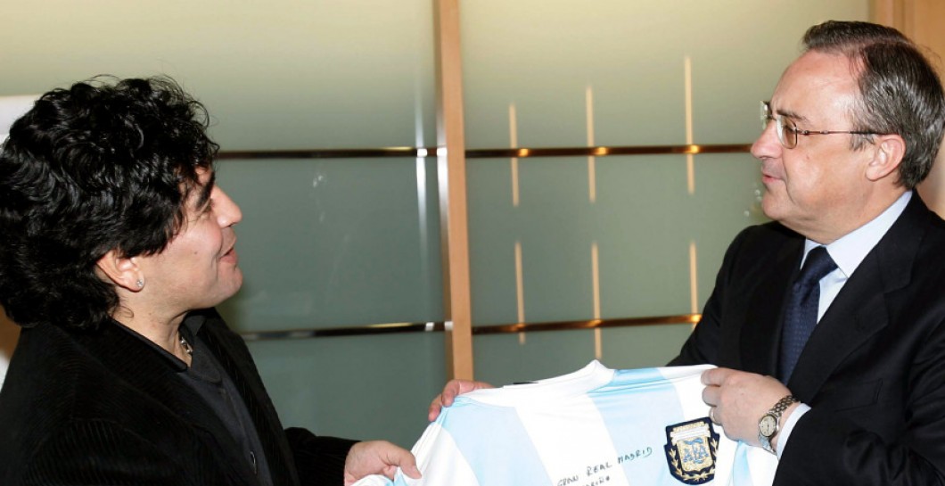 Maradona y Florentino 