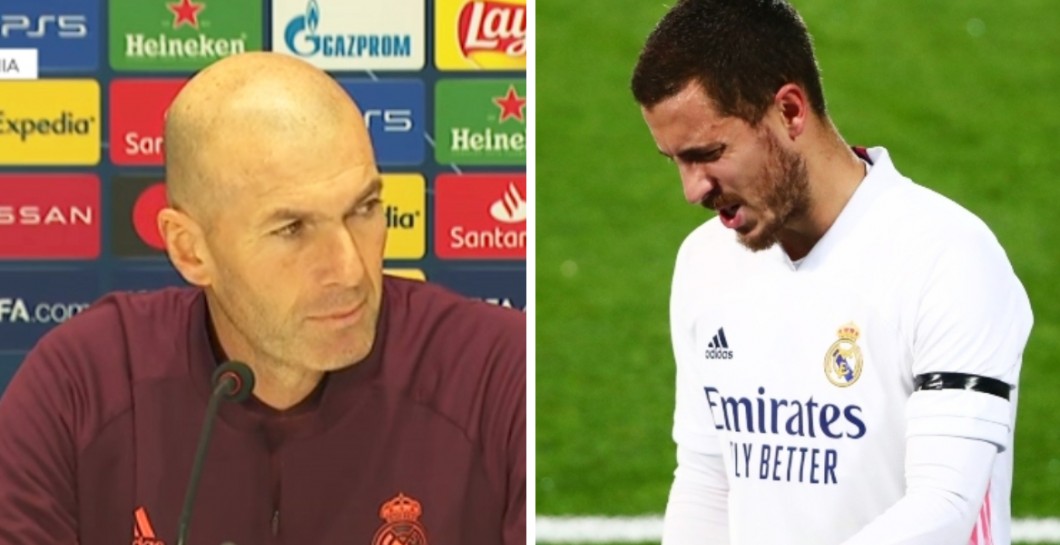 Zidane y Hazard 