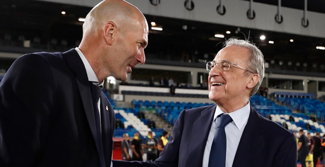Zidane y Florentino Pérez