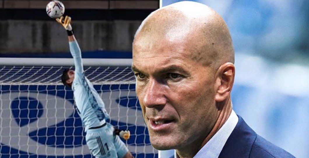 Courtois y Zidane