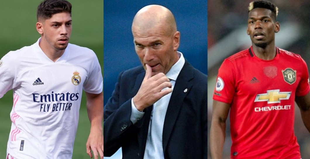Valverde, Zidane y Pogba