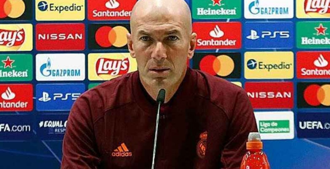Zidane en rueda de prensa  