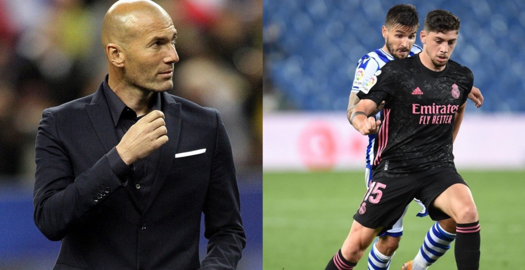 Zidane y Fede Valverde