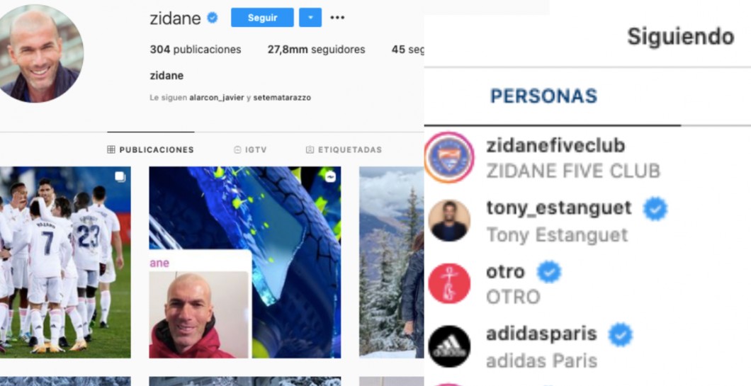 Zidane Instagram