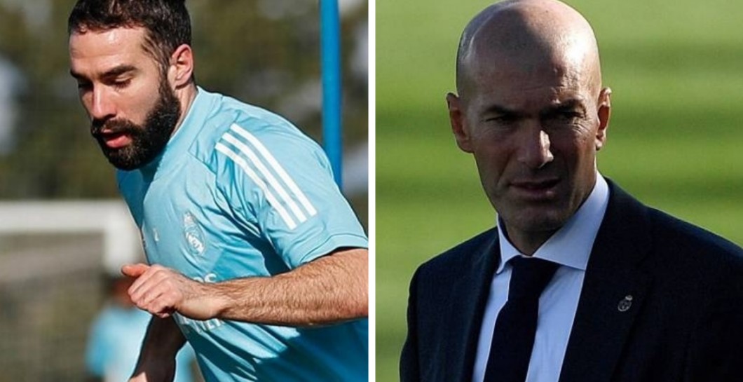 Carvajal y Zidane 